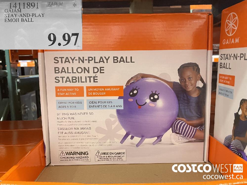 1411891 STAY-AND-PLAY EMOJI BALL 9.97