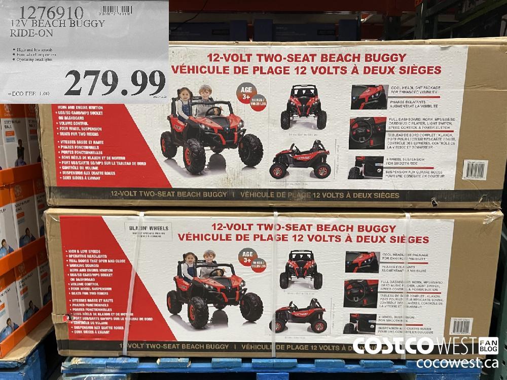 1276910 12V BEACH BUGGY RIDE-ON $279.99