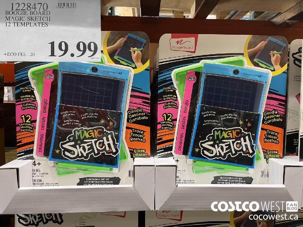 1228470 BOOGIE BOARD MAGIC SKETCH 12 TEMPLATES $19.99