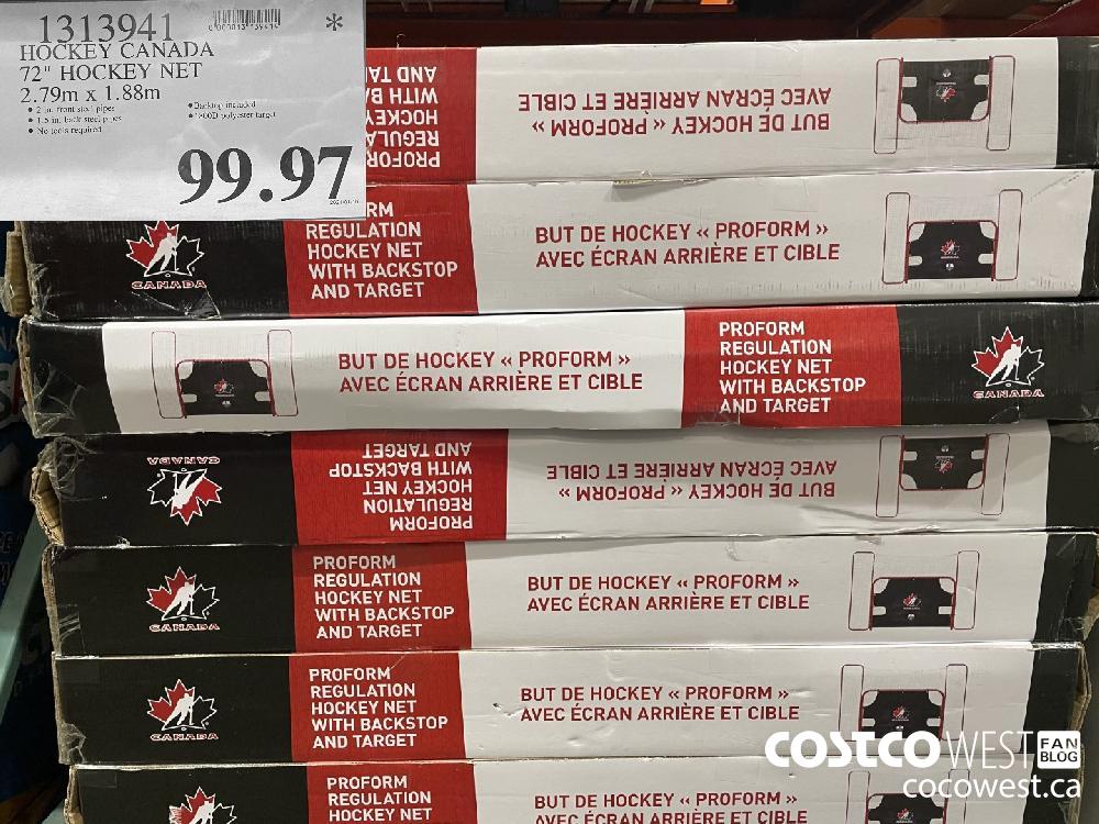 1313941 HOCKEY CANADA 72" HOCKEY NET 2.79m x 1.88m $99.97