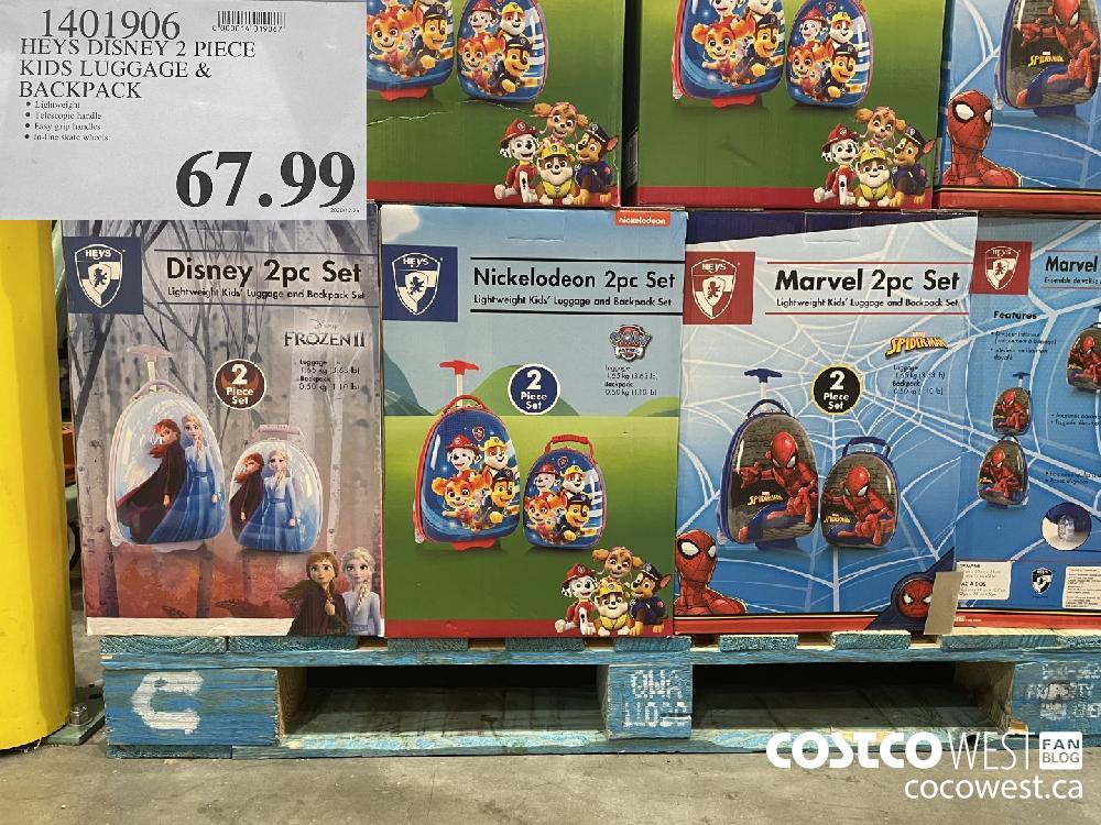 1401906 HEYS DISNEY 2 PIECE KIDS LUGGAGE
