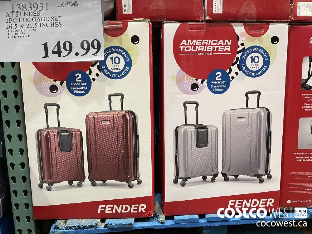 1383931 AT FENDER 2PC LUGGAGE SET 96.5