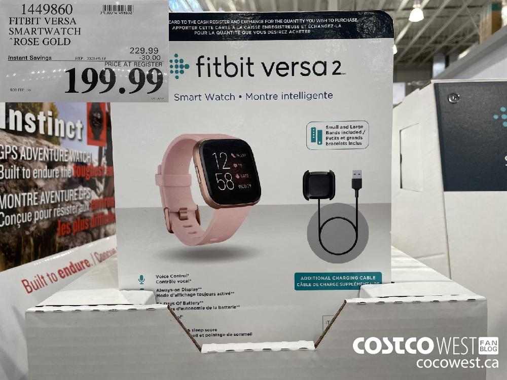 costco fitbit versa rose gold