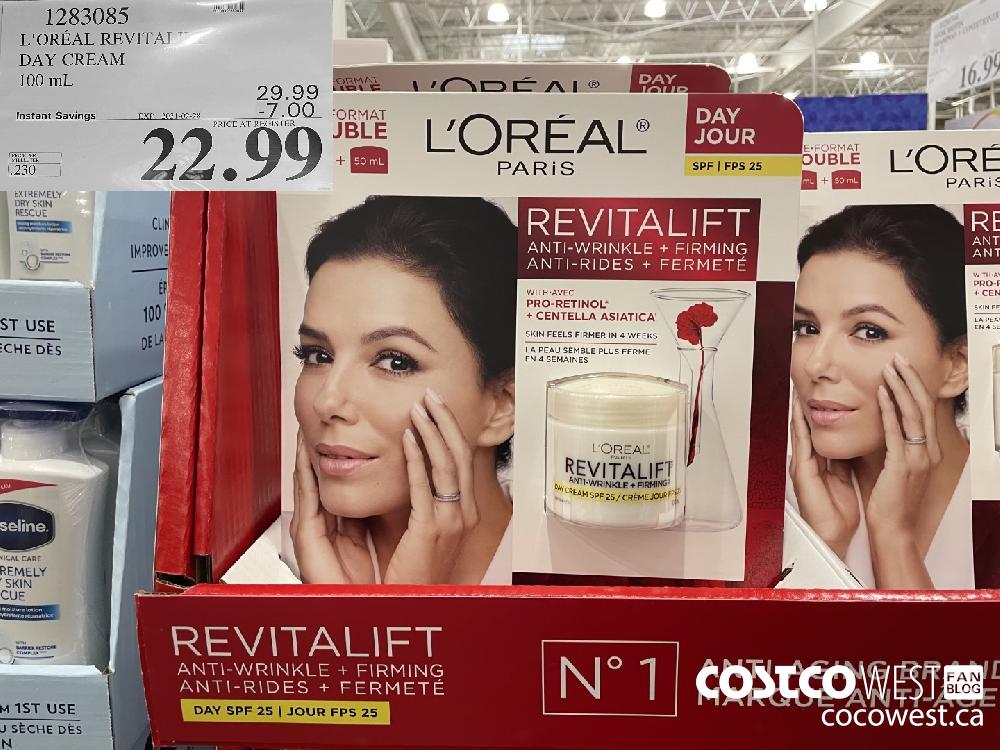 1283085 L'OREAL REVITALIFT DAY CREAM 100 mL EXPIRY DATE: 2021-02-28 $22.99