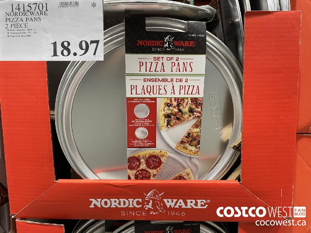 1415701 NORDICWARE PIZZA PANS 2 PIECE $18.97