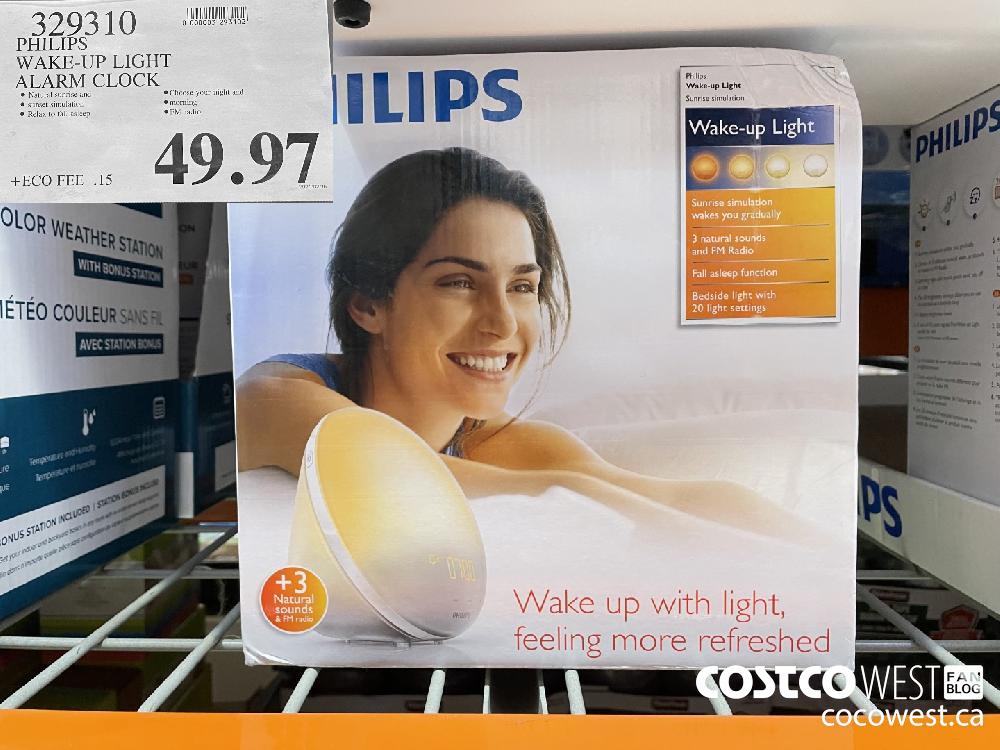 329310 PHILIPS WAKE-UP LIGHT ALARM CLOCK $49.97