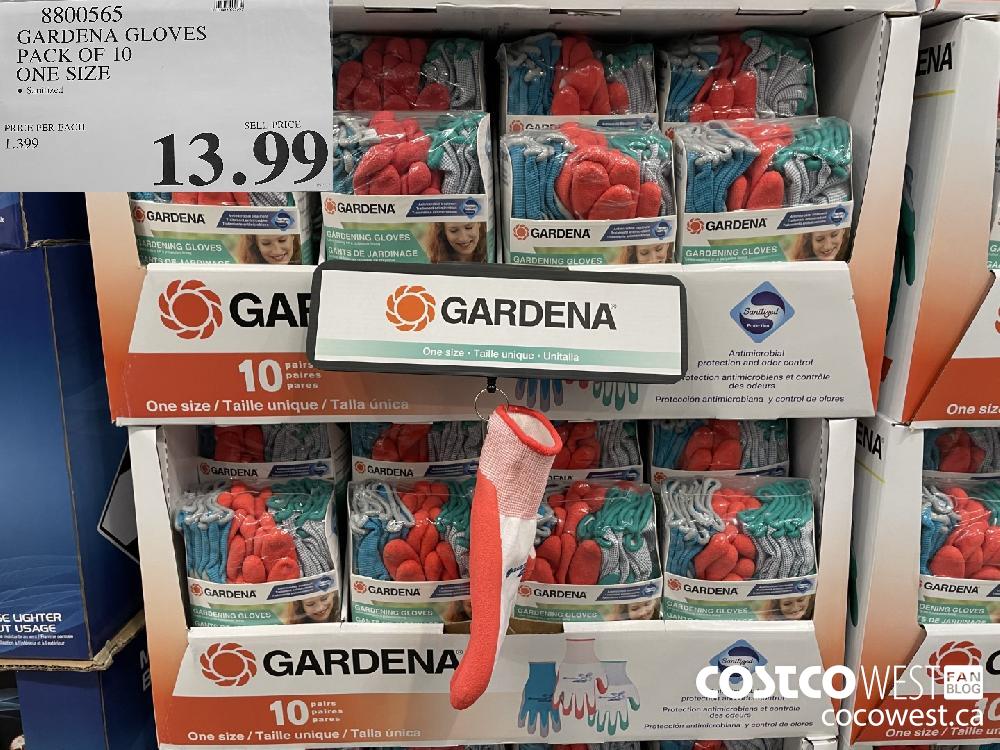 8300565 GARDENA GLOVES PACK OF 10 ONE SIZE $13.99