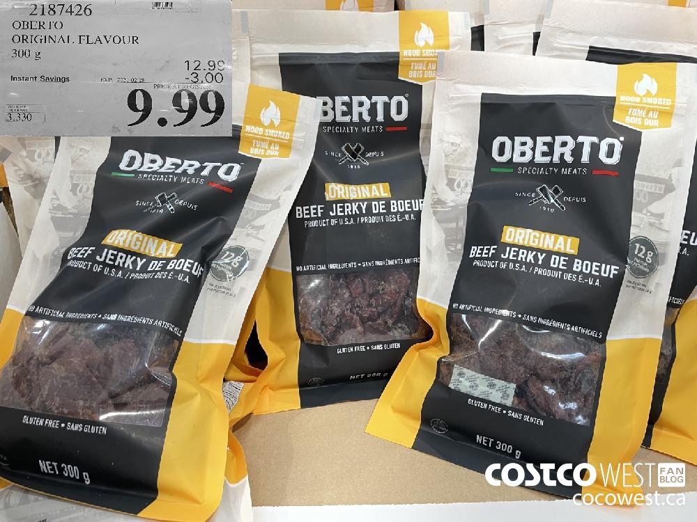 2187426 OBERTO ORIGINAL FLAVOUR 300 g EXPIRY DATE: 2021-02-28 $9.99