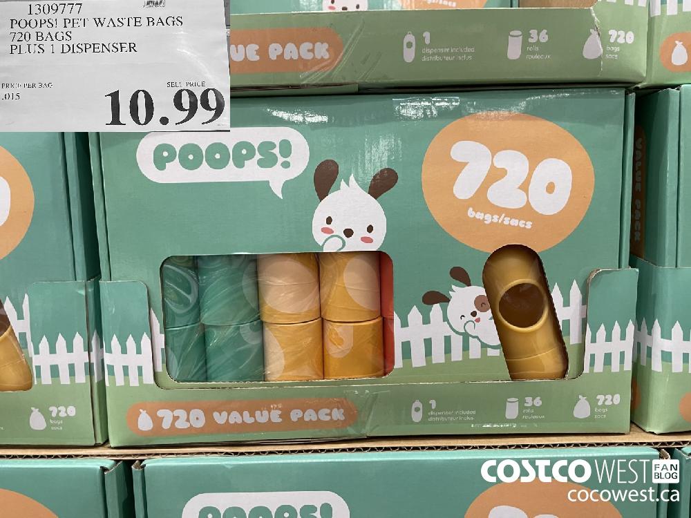 Costco dog outlet poop bags