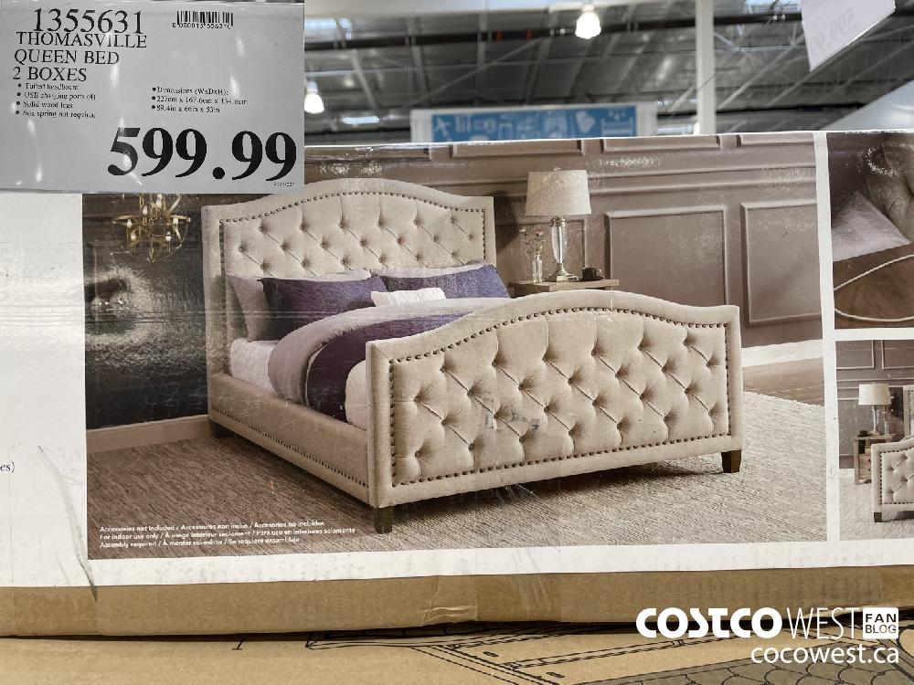 Costco thomasville upholstered deals bed