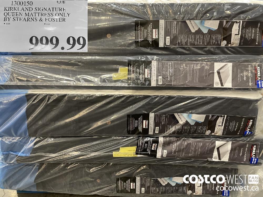 1300150 KIRKLAND SIGNATURE QUEEN MATTRESS ONLY BY STEARNS