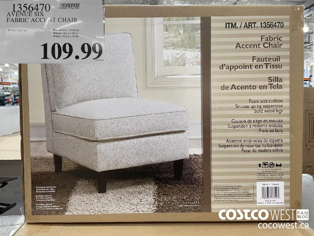 Avenue six deals fabric accent chair