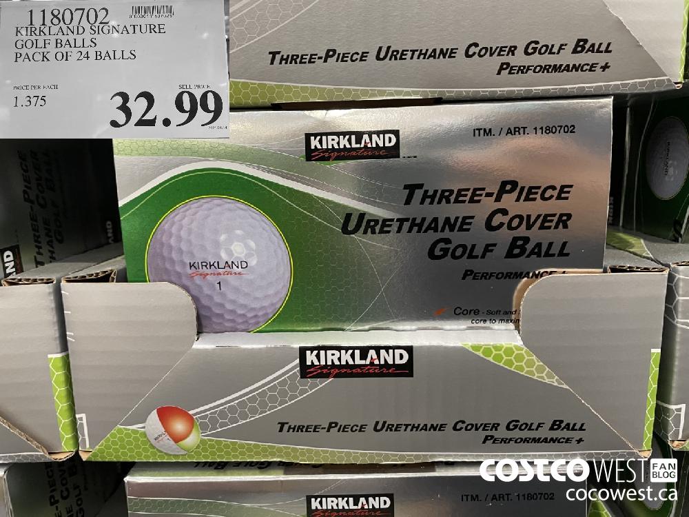 1180702 KIRKLAND SIGNATURE GOLF BALLS PACK OF 24 BALLS $32.99