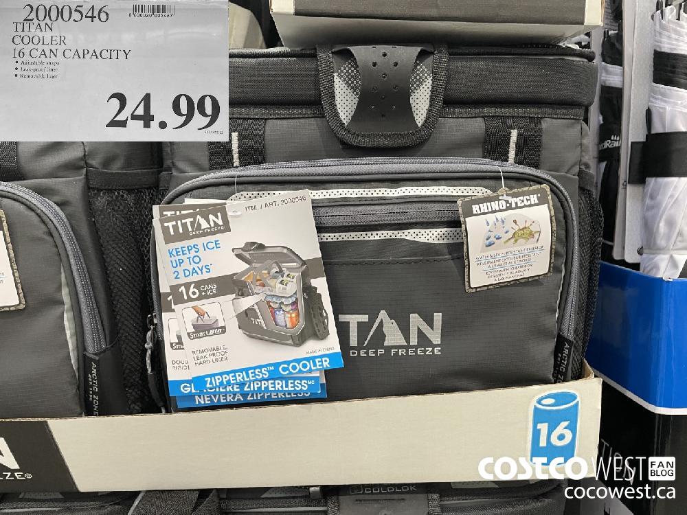 2000546 TITAN COOLER 16 CAN CAPACITY $24.99