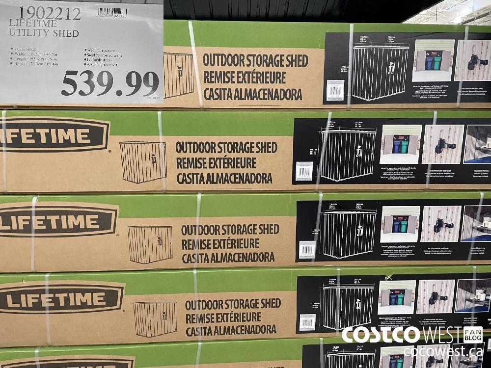 1902212 LIFETIME UTILITY SHED $539.99