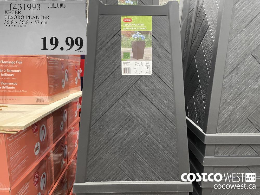 1431993 KETER TESORO PLANTER 36.8 x 36.8 x 57 cm $19.99
