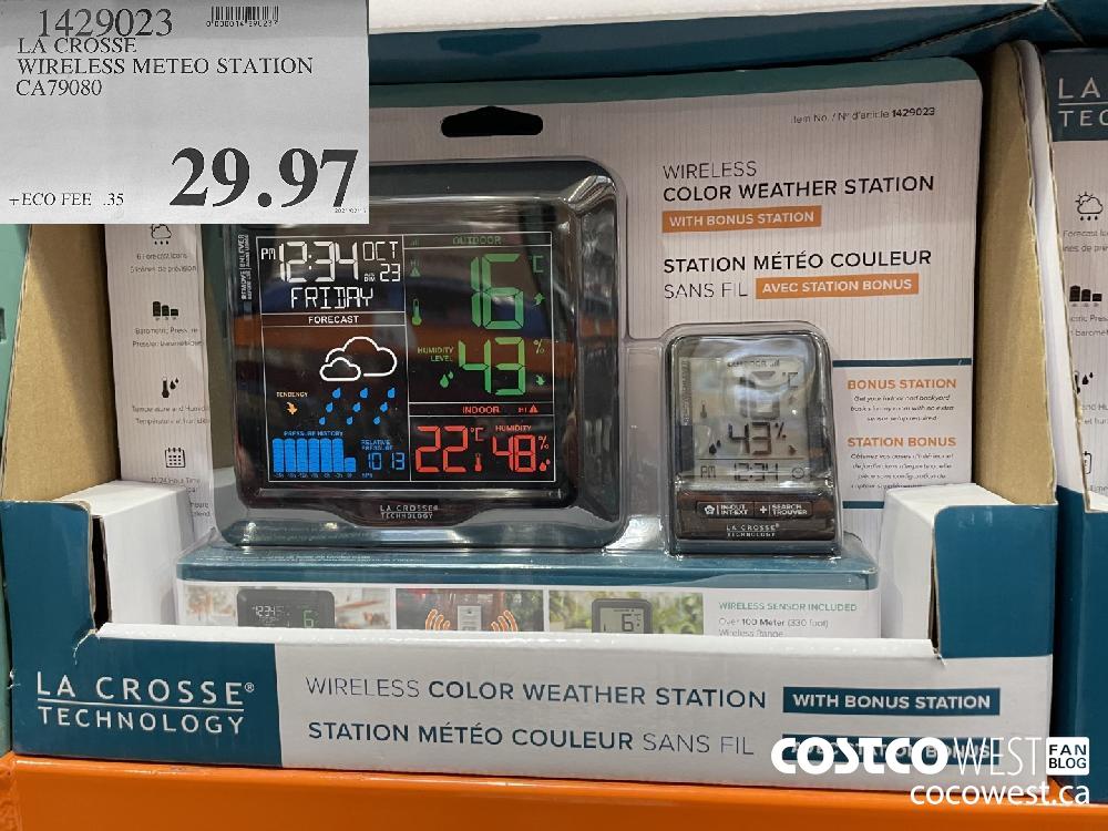 1528762 LA CROSSE WIRELESS METEO STATION 49 99 - Costco East Fan Blog