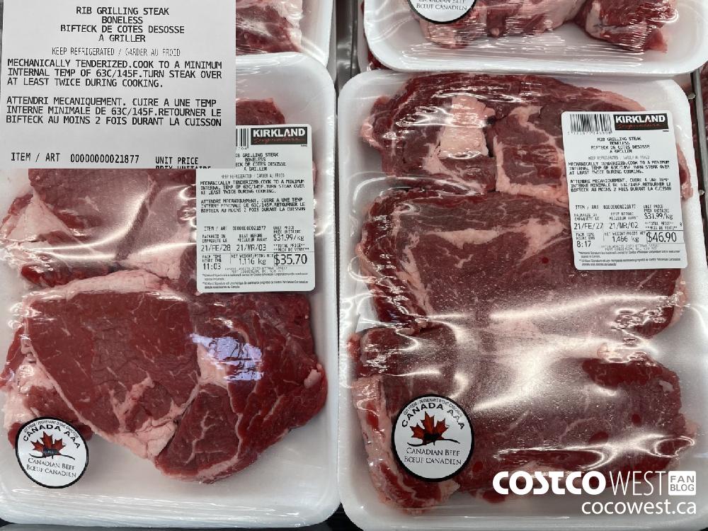 21877 RIB GRILLING STEAK BONELESS