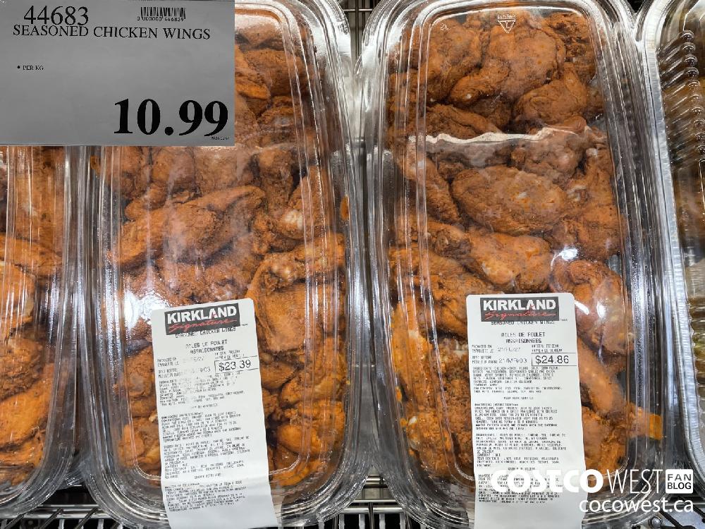 44683 SEASONED CHICKEN WINGS $10.99