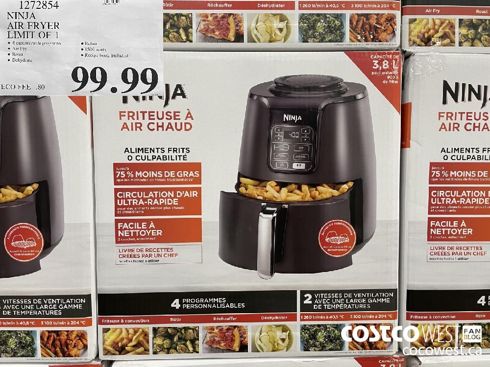 1272854 NINJA AIR FRYER LIMIT OF 1 $99.99