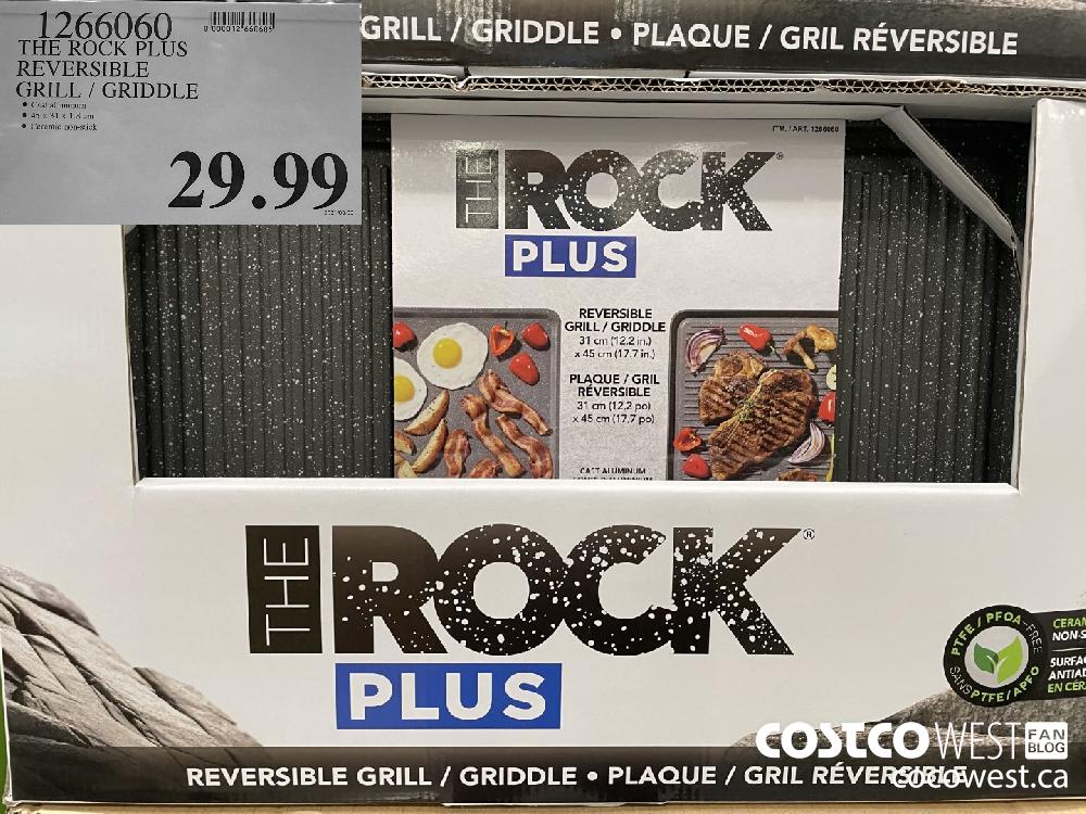 1266060 THE ROCK PLUS REVERSIBLE GRILL / GRIDDLE $29.99