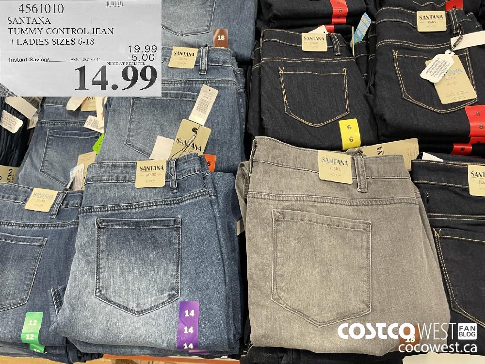 4561010 SANTANA TUMMY CONTROL JEAN LADIES SIZES 6-18 EXPIRY DATE: 2021-03-14 $14.99