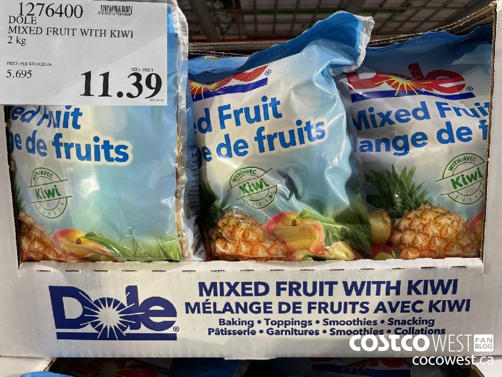 1276400 DOLE MIXED FRUIT WITH KIWI 2 kg $11.39