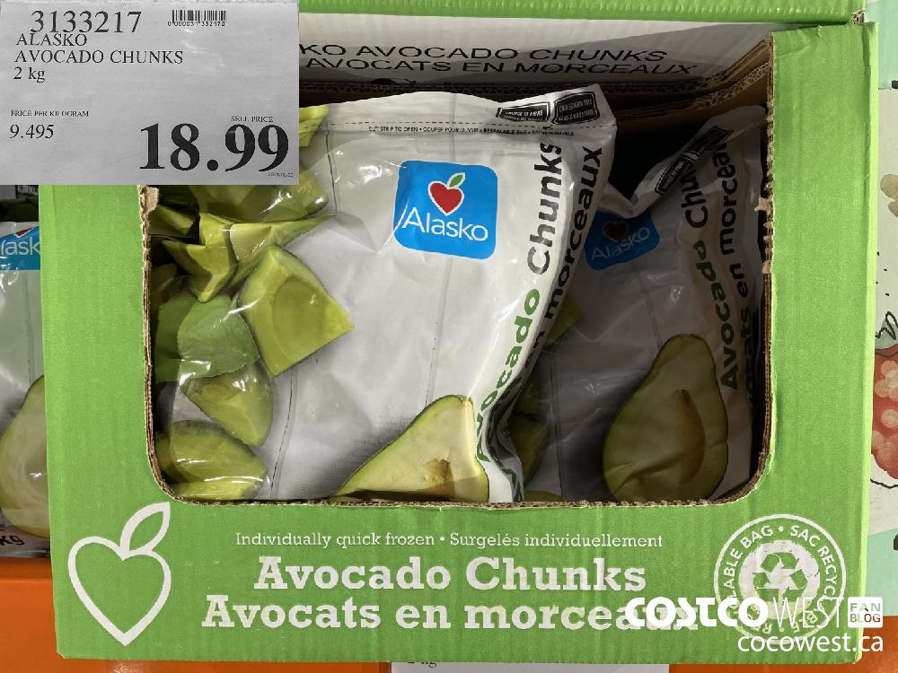 3133217 ALASKO AVOCADO CHUNKS 2 kg $18.99