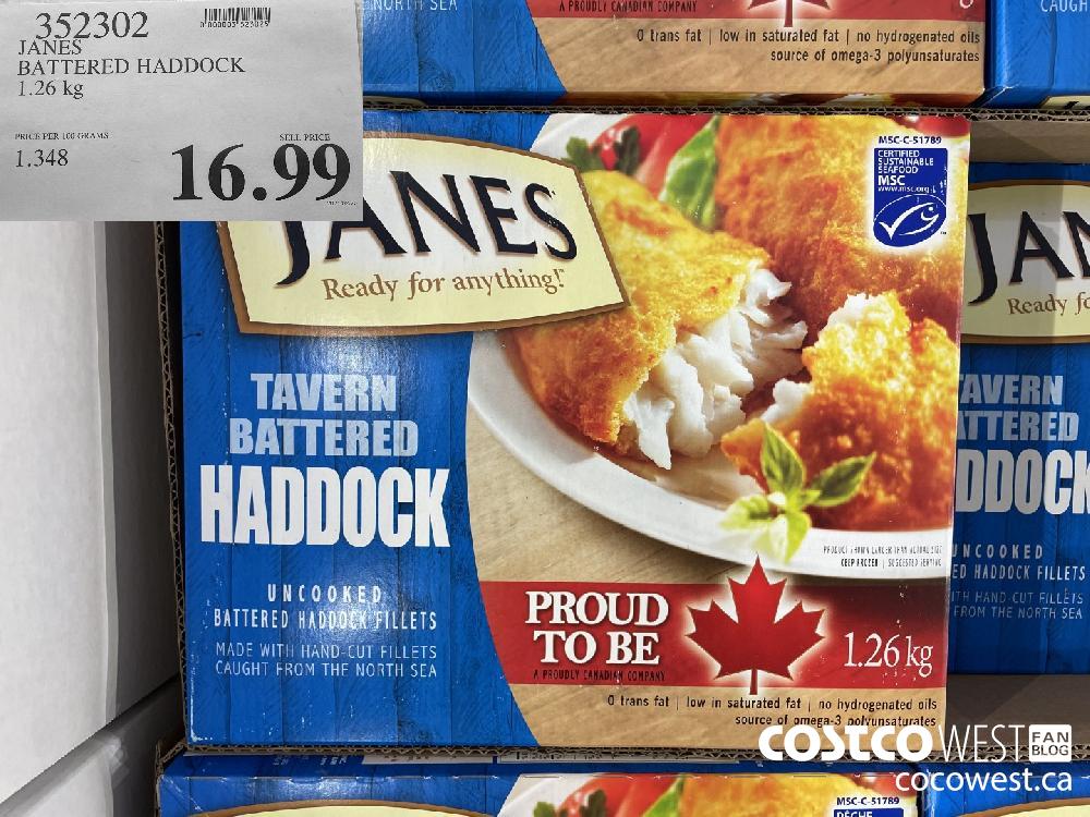 352302 JANES BATTERED HADDOCK 1.26 kg $16.99