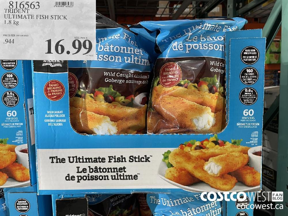 816563 TRIDENT ULTIMATE FISH STICK 1.8 kg $16.99