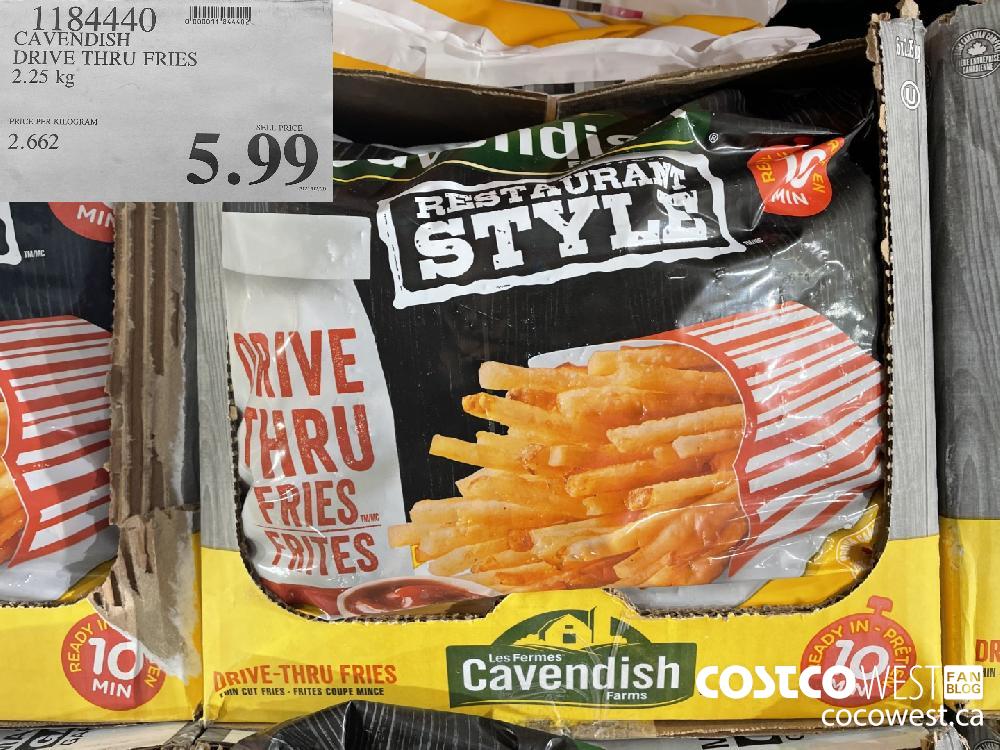 Costco Cavendish Restaurant Style Drive-Thru Fries Review