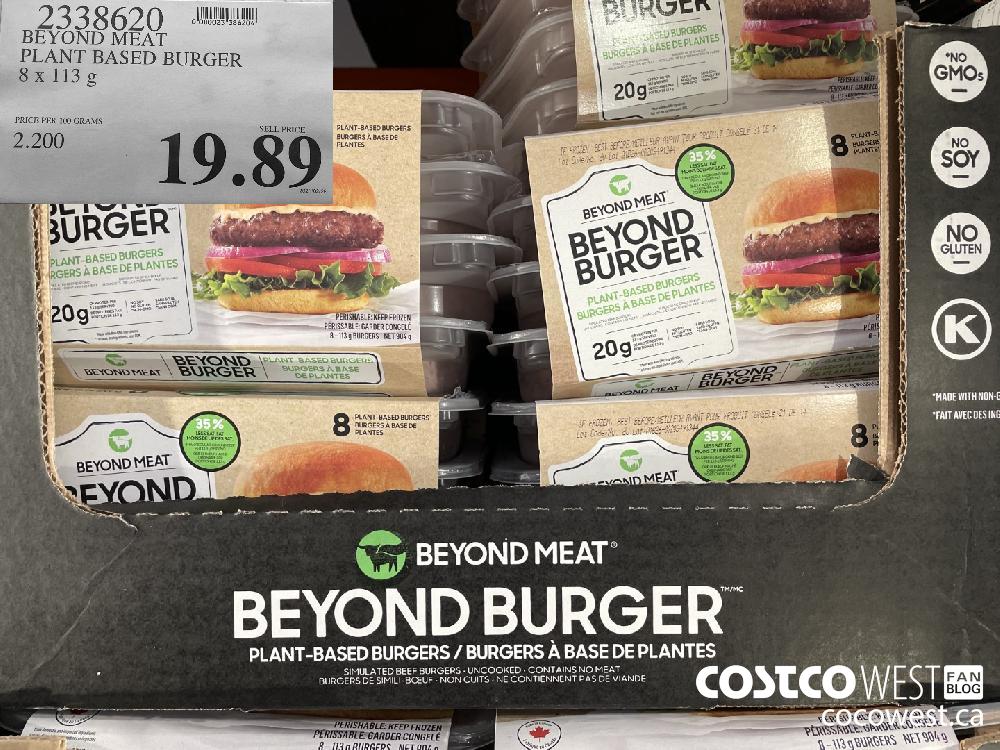 2338620 BEYOND MEAT PLANT BASED BURGER 8 x 113 g $19.89
