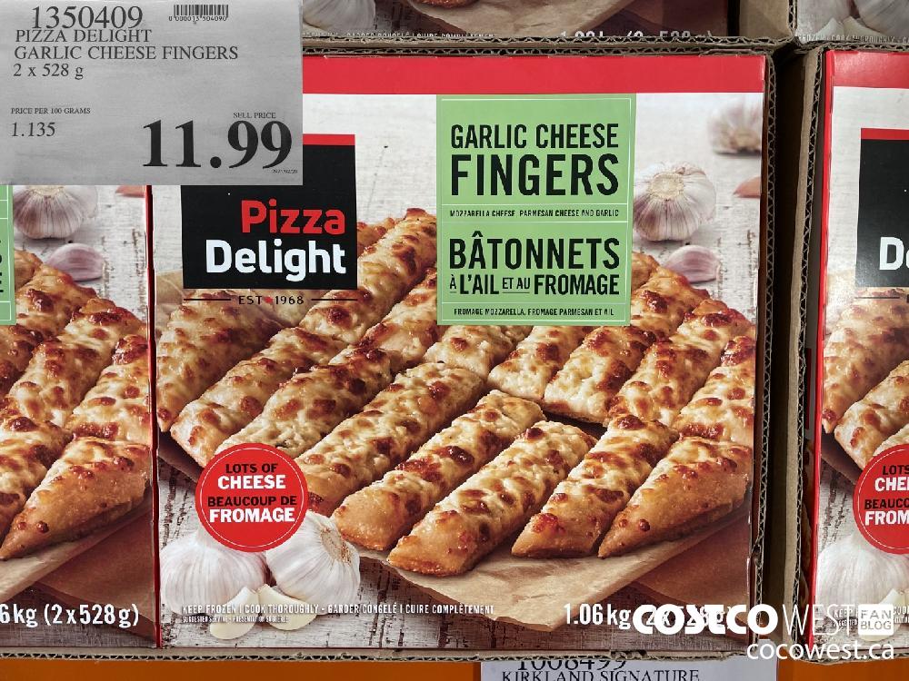 1350409 PIZZA DELIGHT GARLIC CHEESE FINGERS 2 x 528 g $11.99