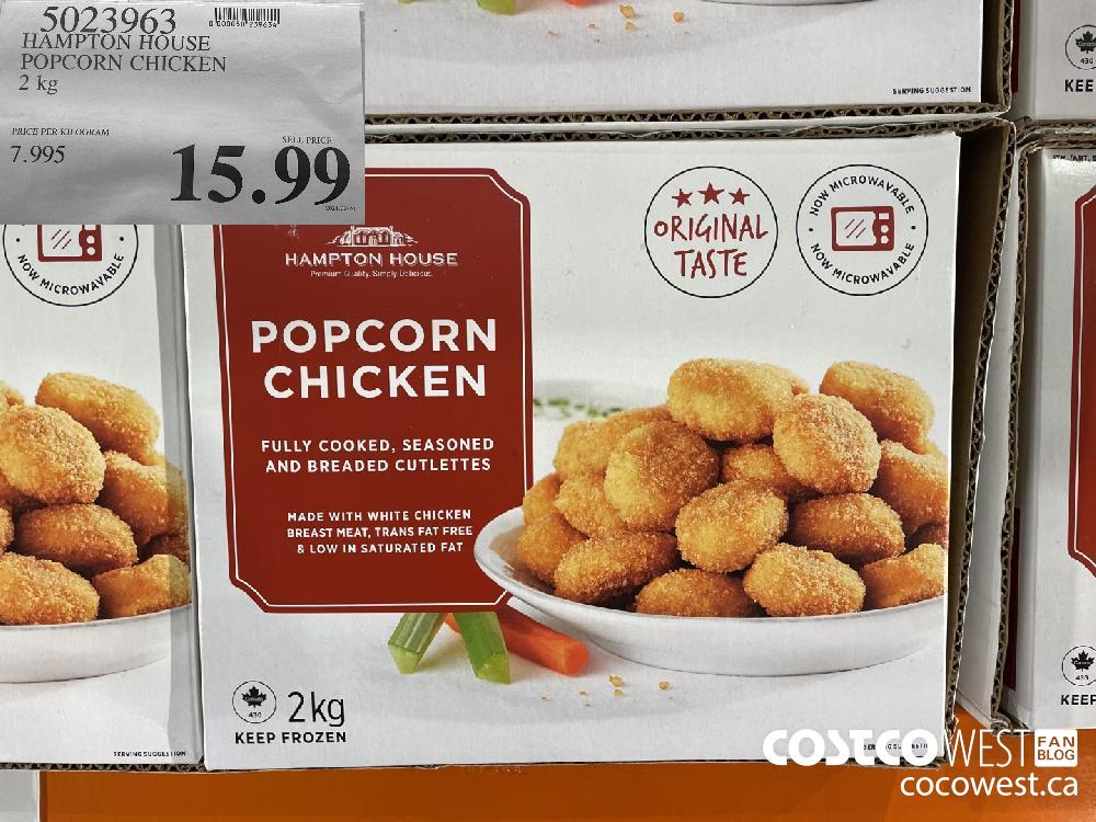 5023963 HAMPTON HOUSE POPCORN CHICKEN 2 kg $15.99