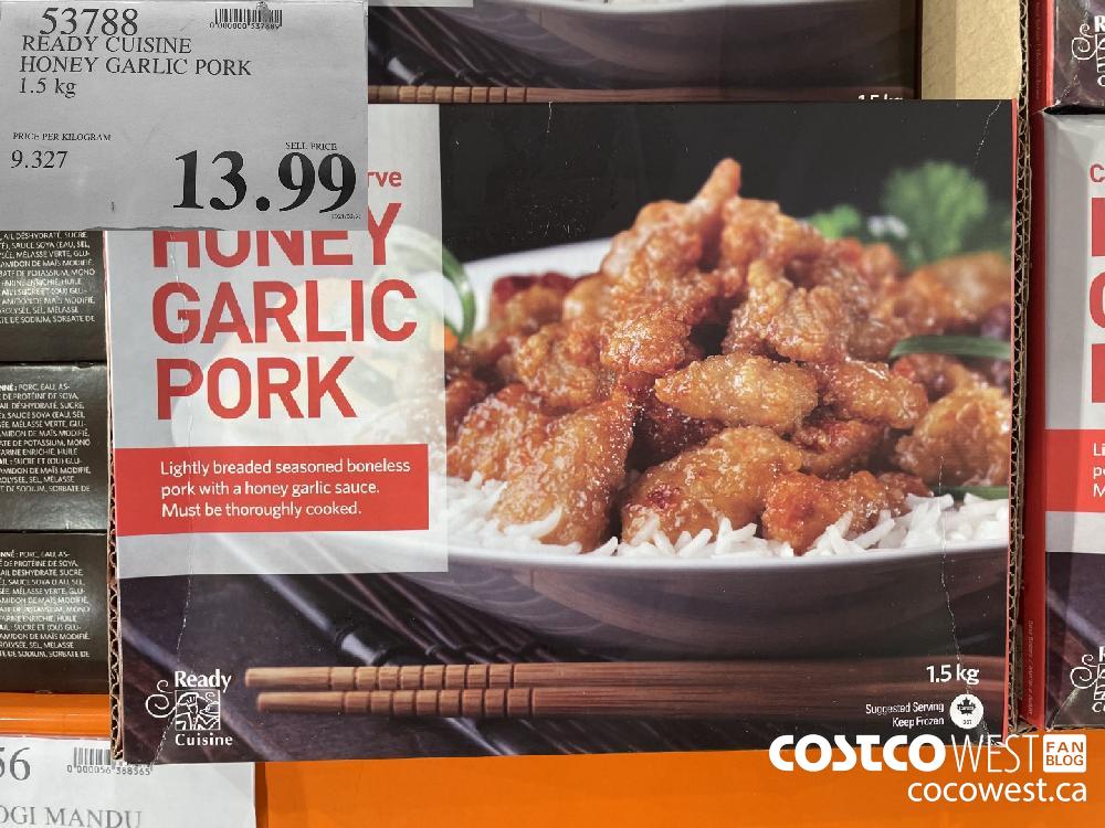 53788 READY CUISINE HONEY GARLIC PORK 1.5 kg $13.99