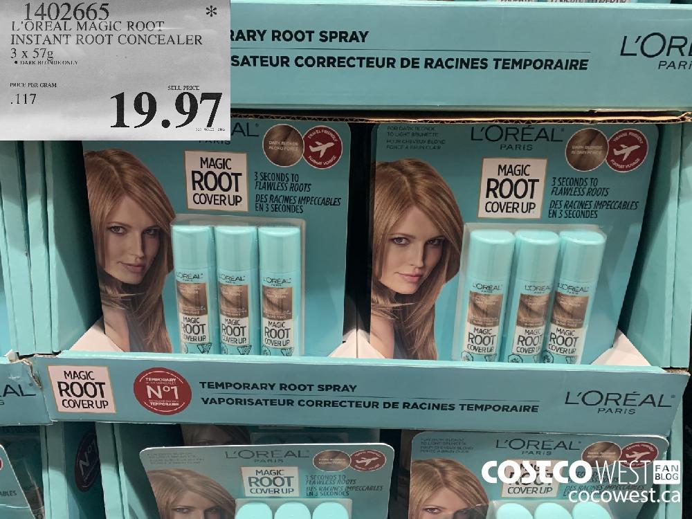 1402665 L'OREAL MAGIC ROOT INSTANT ROOT CONCEALER 3 x 57 g $19.97