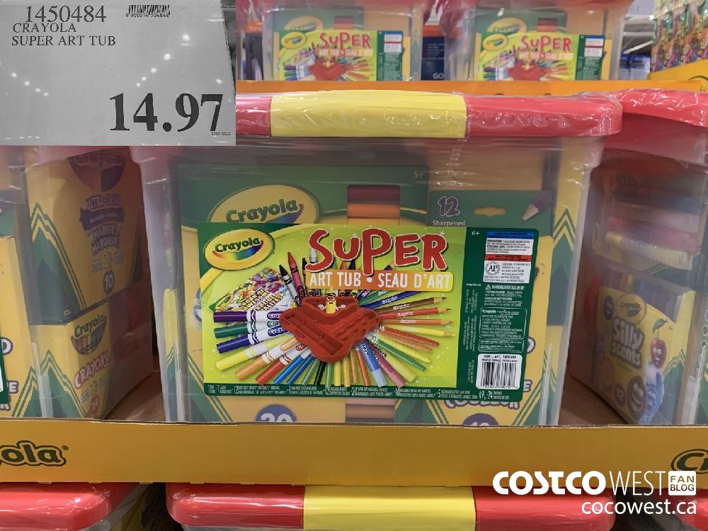 1450484 CRAYOLA SUPER ART TUB 14.97