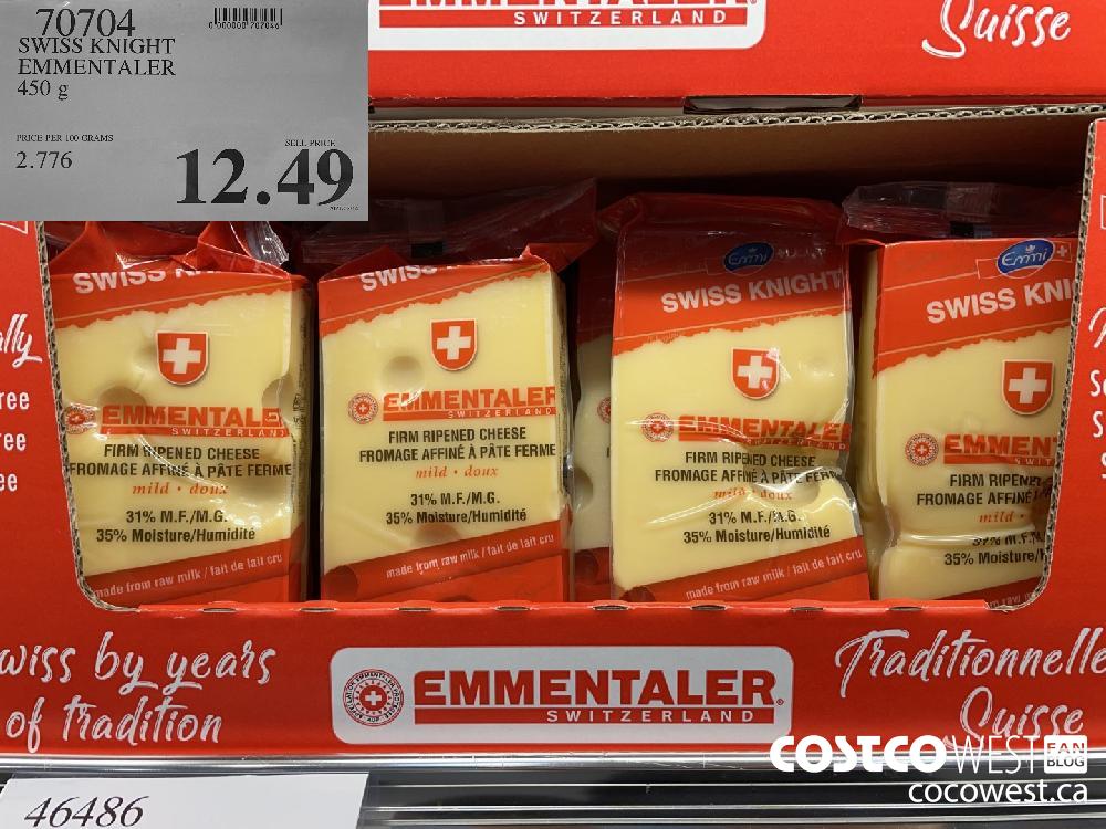 70704 SWISS KNIGHT EMMENTALER 450 g $12.49