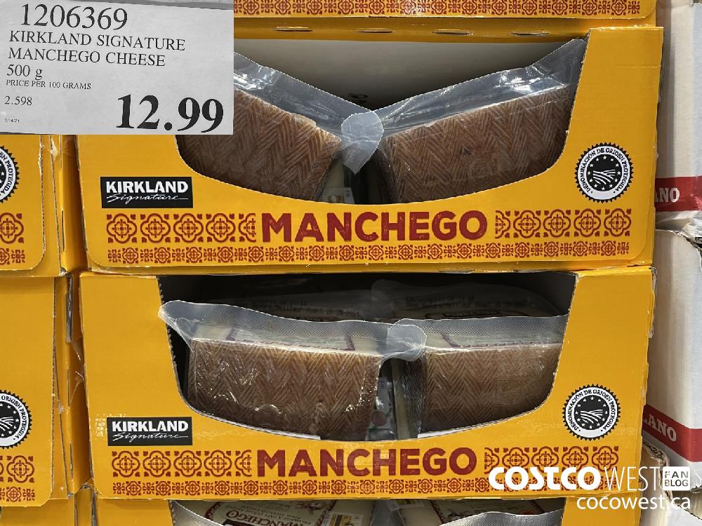 1206369 KIRKLAND SIGN ATURE MANCHEGO CHEESE 500 g $12.99