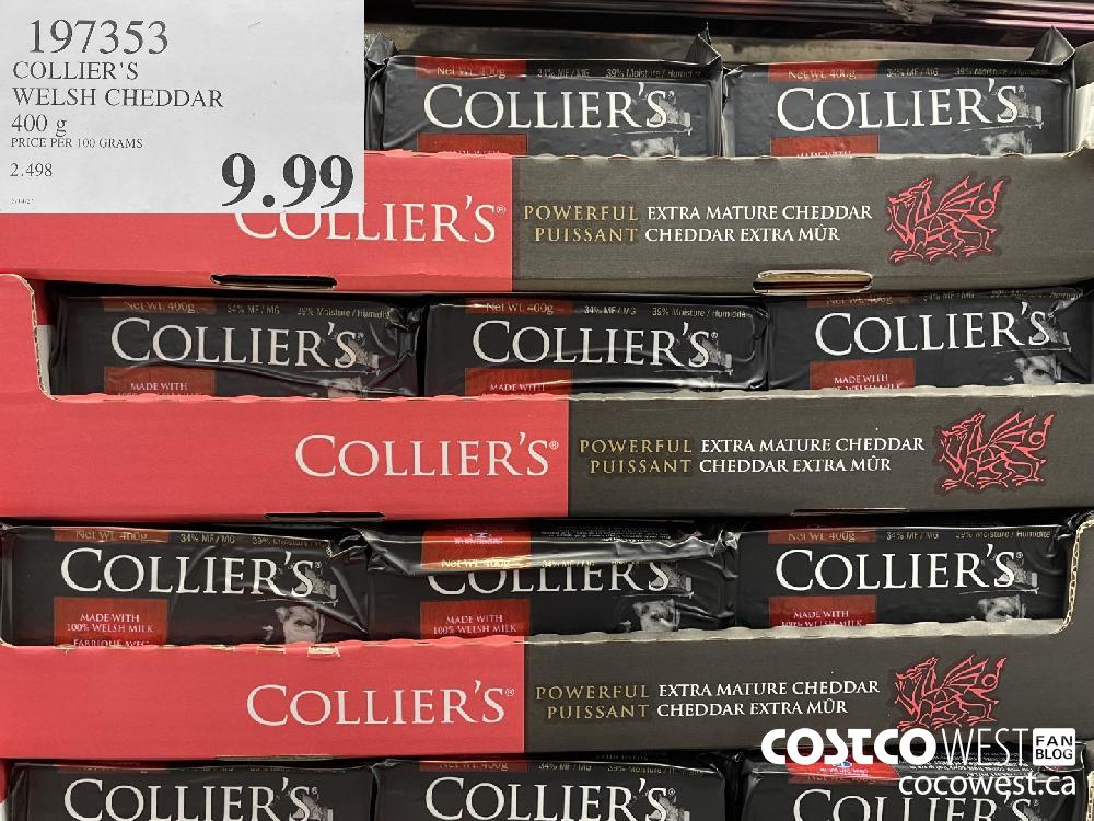 197353 COLLIER'S WELSH CHEDDAR 400 g $9.99
