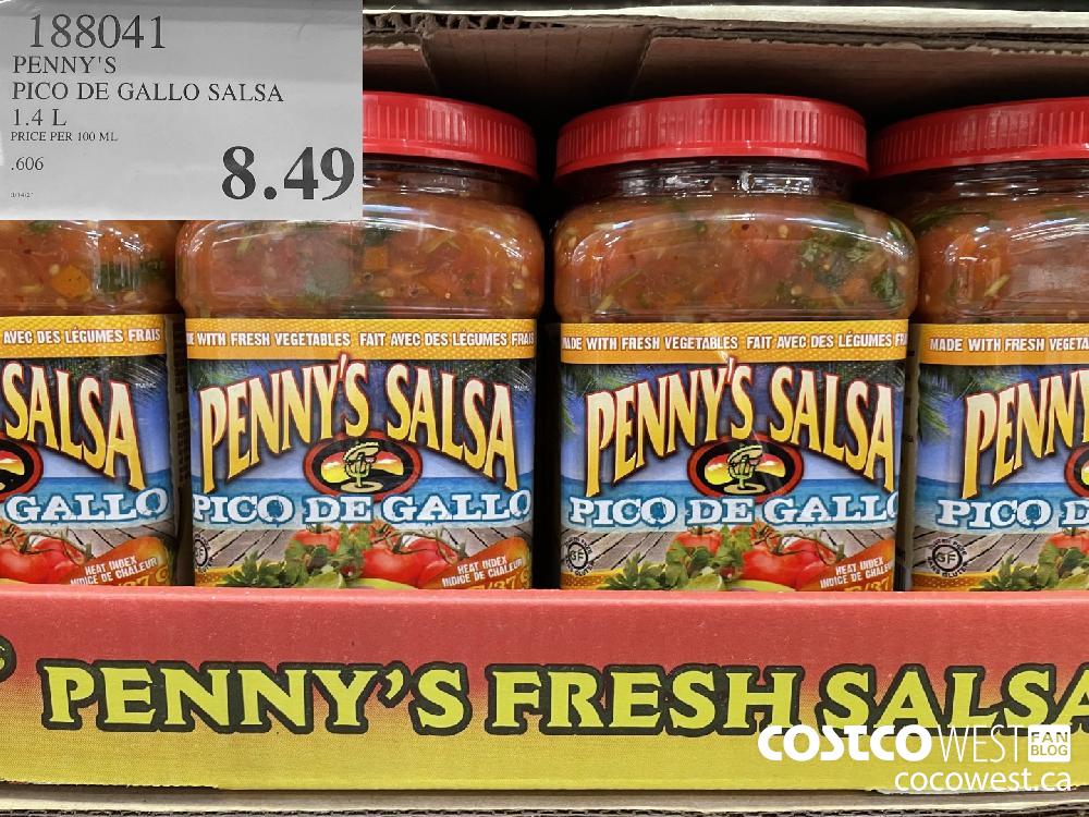 188041 PENNY'S PICO DE GALLO SALSA 1.4 L $8.49
