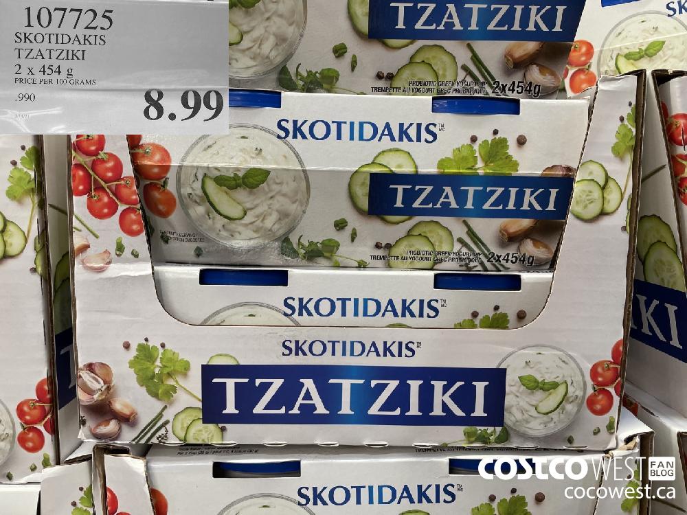107725 SKOTIDAKIS TZATZIKI 2 x 454 g $8.99
