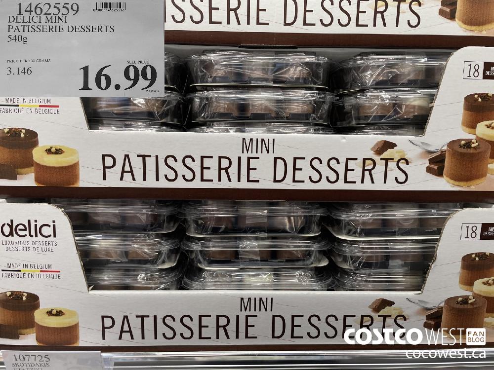 1462559 DELICI MINI PATISSERIE DESSERTS 540 g $16.99