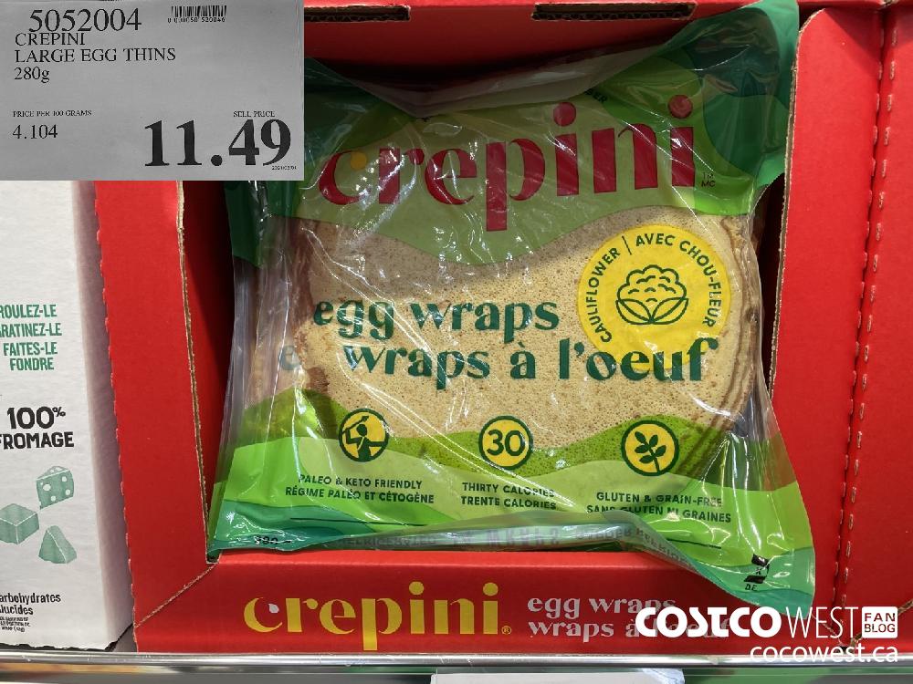 5052004 CREPINI LARGE EGG THINS 280g $11.49
