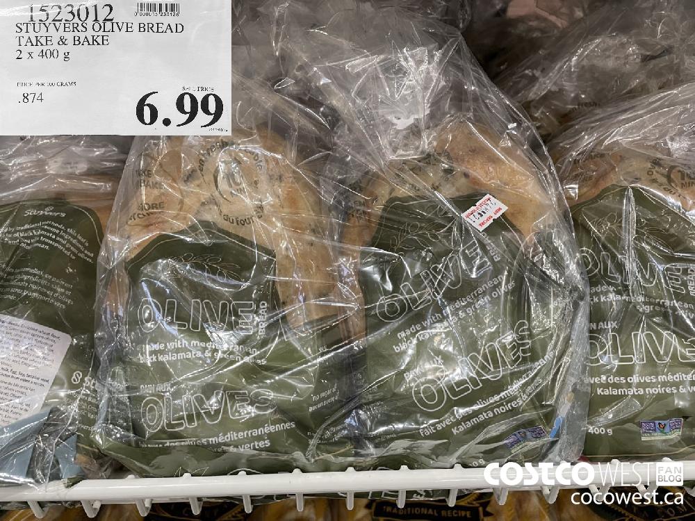 1523012 STUYVERS OLIVE BREAD TAKE