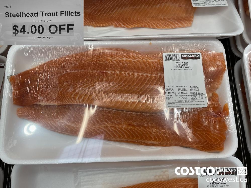 10931 Stillhead Trout Fillets Less In-Store Rebate $4.00 OFF Per Package at Register