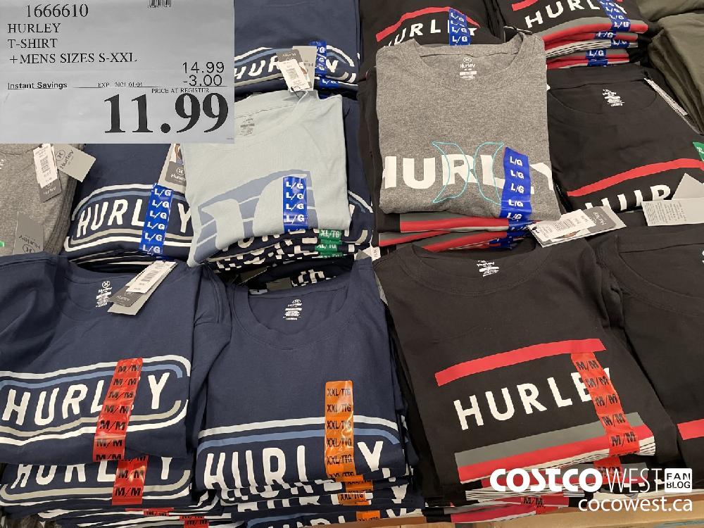 1666610 HURLEY T-SHIRT MENS SIZES S-XXL EXPIRY DATE: 2021-04-04 $11.99