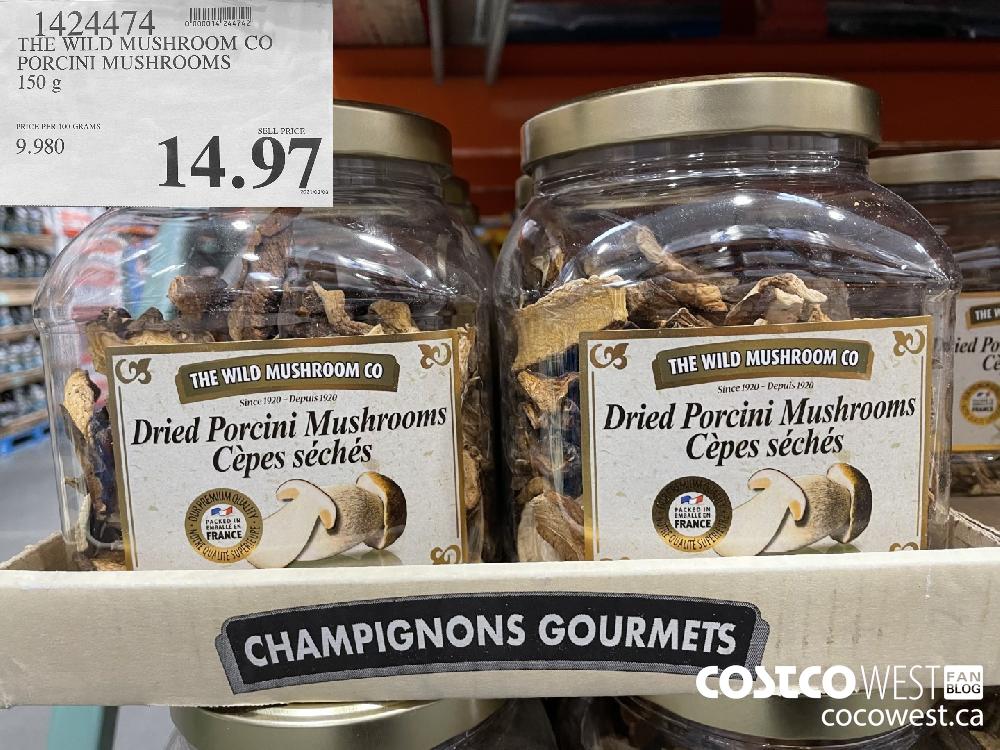 1424474 THE WILD MUSHROOM CO PORCINI MUSHROOMS 150 g $14.97
