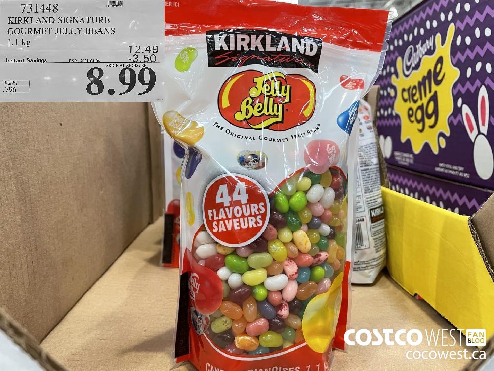 731448 KIRKLAND SIGNATURE GOURMET JELLY BEANS 1.1 kg EXPIRY DATE: 2021-04-04 $8.99