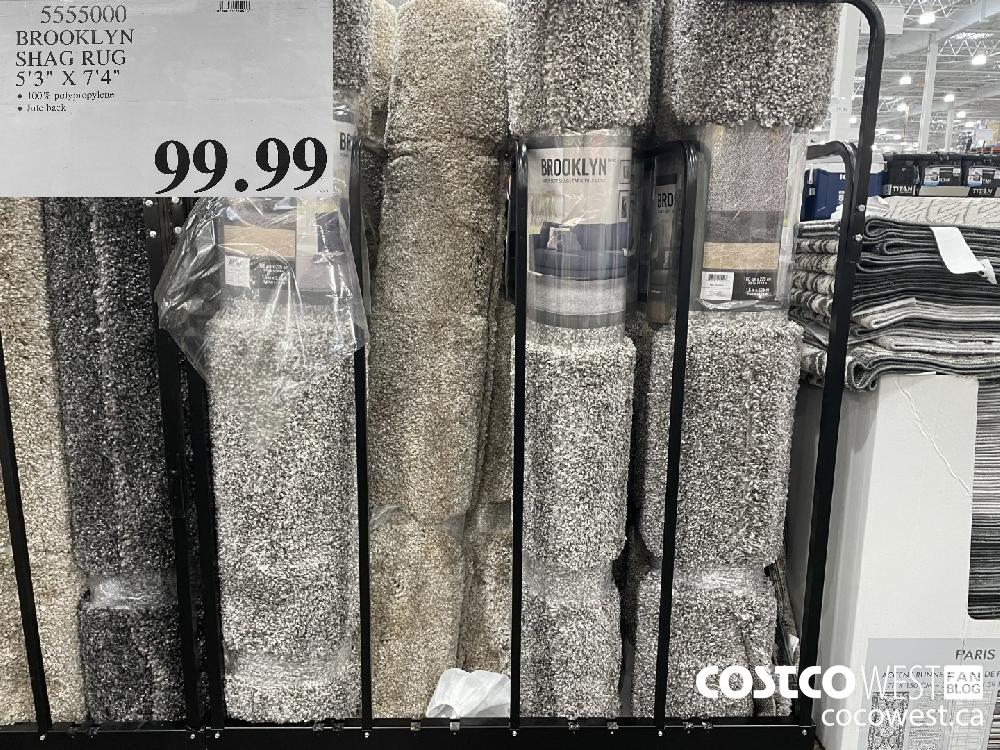 5555000 BROOKLYN SHAG RUG 5'3" x 7'4" $99.99
